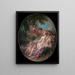 Angélique og Médoro - François Boucher — indrammet kunstværk på væggen