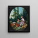 Pensent-ils au raisin ? Pensent-ils au raisin - François Boucher — indrammet kunstværk på væggen