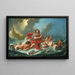 Arion sur le dauphin - François Boucher — indrammet kunstværk på væggen