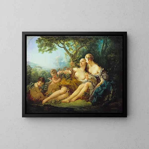 Erigone vaincue - François Boucher — indrammet kunstværk på væggen