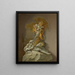 Studie af fontæne - François Boucher — indrammet kunstværk på væggen