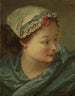 Tête de jeune femme - François Boucher — visning af kunstværket