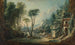 Landskab med flod - François Boucher — visning af kunstværket
