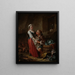 La Belle Cuisinière - François Boucher — indrammet kunstværk på væggen