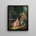La Leçon de musique - François Boucher — indrammet kunstværk på væggen