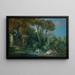 Les Baigneuses - François Boucher — indrammet kunstværk på væggen