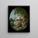 Les Sabots - François Boucher — indrammet kunstværk på væggen