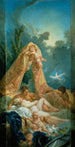Mars og Venus overrasket af Vulcanus - François Boucher — visning af kunstværket