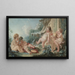 Musik og dans - François Boucher — indrammet kunstværk på væggen