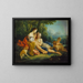 Toilette pastorale - François Boucher — indrammet kunstværk på væggen
