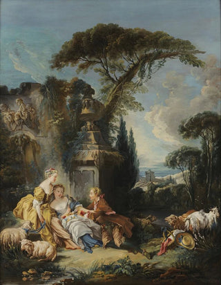 Franois Boucher - Pastoral scene (Case Conflict).webp