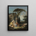 Scène pastorale (Konflikt af sager) - François Boucher — indrammet kunstværk på væggen