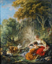 Lire la lettre - François Boucher — visning af kunstværket