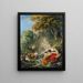 Lire la lettre - François Boucher — indrammet kunstværk på væggen