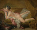 Pige, der hviler - François Boucher — visning af kunstværket