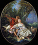 Berger og vægterinde i hvile - François Boucher — visning af kunstværket