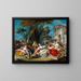 Les Attrapeurs d'oiseaux - François Boucher — indrammet kunstværk på væggen