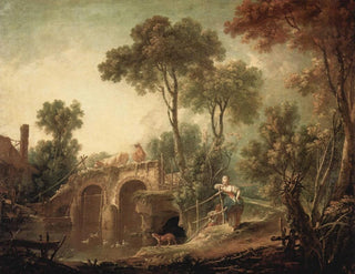 Le Pont - François Boucher — visning af kunstværket