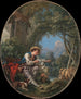 L'envoi du messager - François Boucher — visning af kunstværket