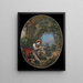 L'envoi du messager - François Boucher — indrammet kunstværk på væggen