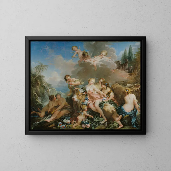 Le Viol d'Europe - François Boucher — indrammet kunstværk på væggen