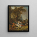 Le repos à la chasse - François Boucher — indrammet kunstværk på væggen