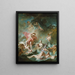 Solnedgang - François Boucher — indrammet kunstværk på væggen