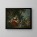 Deux bergères - François Boucher — indrammet kunstværk på væggen