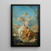 Vénus og Vulcan - François Boucher — indrammet kunstværk på væggen