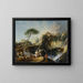Vue de Tivoli avec le tempel de Vesta - François Boucher — indrammet kunstværk på væggen