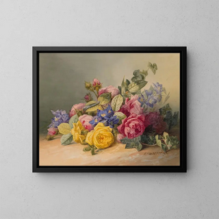 Franois Charette - Still Life with Flowers.webp