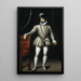 Portrait af Charles IX 1550-1574 konge af Frankrig - François Clouet — indrammet kunstværk på væggen