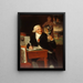 Portrait af Antoine Parmentier 1737-1813 agronom og filantrop - François Dumont — indrammet kunstværk på væggen