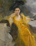Mme Marie-Louise Fould Née Heine - François Flameng — visning af kunstværket