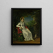 Caroline Ferdinand Louise de Sicile 1798-1870 Ægtefælle til Charles Ferdinand, hertug af Berry, i Bagatelle-parken ved Bois de Boulogne nær Paris - François Gérard — indrammet kunstværk på væggen