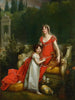 Élisa Bonaparte med sin datter Napoléona Baciocchi - François Gérard — visning af kunstværket
