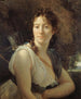 Portræt af Mademoiselle Duchesnois 1777-1835 Medlem af den Franske Komedie i rollen som Dydon - François Gérard — visning af kunstværket