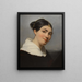 Portrait af Julie Duvidal de Montferrier - François Gérard — indrammet kunstværk på væggen