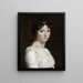 Portrait of Alexandrine Émilie Brongniart - François Gérard — indrammet kunstværk på væggen