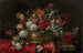 Vase de fleurs sur un entablement - François Habert — visning af kunstværket