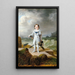 Portrait af prins Napoléon Louis Bonaparte - François Joseph Kinson — indrammet kunstværk på væggen