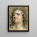 kong Louis XV's hoved - François Lemoyne — indrammet kunstværk på væggen