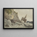 skibsvrag på høje bølger - François Louis Thomas Francia Source: Tableau Épave sur hautes vagues - François Louis Thomas Francia | Reproduction — indrammet kunstværk på væggen