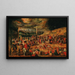 La Crucifixion sur le mont Calvaire - Frans Francken den Ældre — indrammet kunstværk på væggen