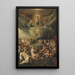 Le Jour du Jugement - Frans Francken den Yngre — indrammet kunstværk på væggen