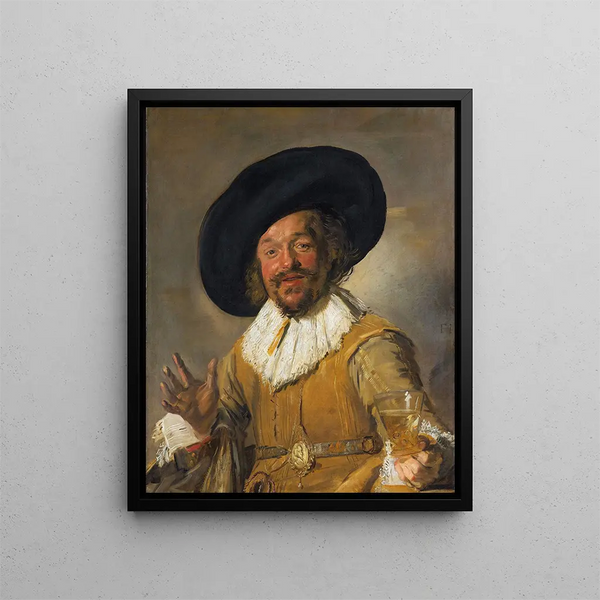 Joyeux buveur - Frans Hals — indrammet kunstværk på væggen