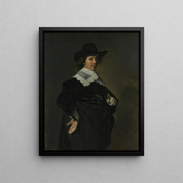 Paulus Verschuur 1606-1667 - Frans Hals — indrammet kunstværk på væggen