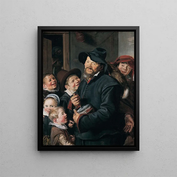 Le joueur de Rommel-Pot - Frans Hals — indrammet kunstværk på væggen