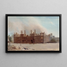 L'Hôtel de Ville efter branden i 1871 - Frans Moormans — indrammet kunstværk på væggen