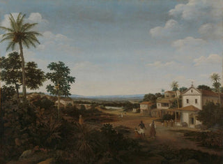 Landskab i Brasilien - Frans Post — visning af kunstværket